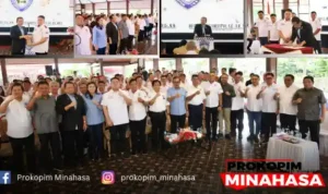 Jemmy Kumendong Hadiri Pelantikan IMI Sulut di BB Villa Tonsaru