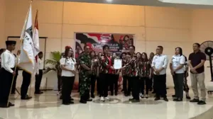 Maya Rumantir Lantik LMP Bitung, Pesankan Jaga Keutuhan NKRI