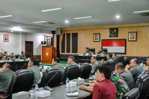 Kasdam XIII/Merdeka Sambut Tim Audit Kinerja Itjenad
