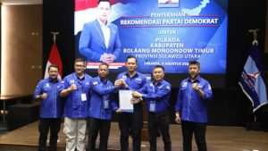 Serahkan SK Calon Demokrat untuk Boltim, Agus Harimurti Yudhoyono Buktikan Komitmen ‘Anti’ Lawan Kotak Kosong