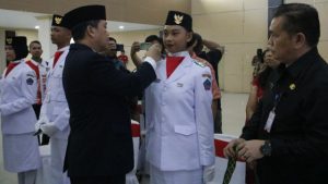 Kukuhkan Paskibraka Sulut, Steven Kandouw Berikan Motivasi Hebat