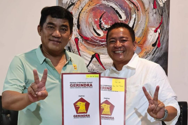 Kantongi Dua B1-KWK Bersama Haroni, Irwan Hasan Jadi Ketua Gerindra Talaud