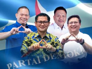 Sah! Joune Ganda dan Kevin Lotulong Terima SK dari Demokrat