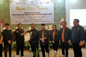 KPU Minahasa Selatan Tetapkan DPS Pilkada 2024, Jumlah Pemilih 173.936 Jiwa
