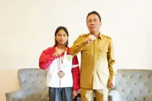 Bupati Franky Wongkar Apresiasi Atlet Muda Minsel yang Raih Prestasi di Kejurnas Atletik