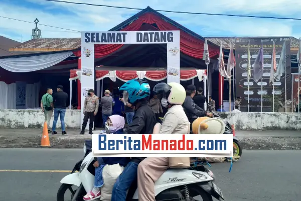 Suasana Kantor KPU Minsel di Hari Terakhir Pendaftaran Paslon Pilkada 2024