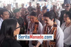 Diantar Felly Runtuwene, AGK-Deren Daftar ke KPU Minahasa Selatan