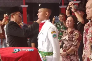 Joune Ganda Kukuhkan Paskibraka Minut, Kenang Waktu Menjadi Pasukan Pengibar Bendera