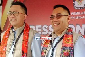 Berkas Pendaftaran Melky Pangemanan – Christian Kamagi Diterima KPU Minut