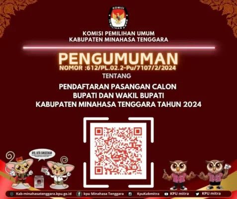Pengumuman Pendaftaran Pasangan Calon Bupati dan Wakil Bupati Mitra Tahun 2024 8 Pengumuman Pendaftaran Pasangan Calon Bupati dan Wakil Bupati Mitra Tahun 2024