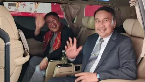 Sekda Mickler Lakat Sambut Wali Kota Miyako Jepang di VVIP Bandara Sam Ratulangi