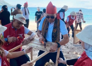 Carlo Brix Tewu Buka Program Relawan Bakti BUMN di Daerah Super Prioritas Likupang