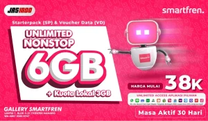 Smartfren Hadir Paket Unlimited Nonstop 6GB, Serta Kuota Lokal dan Akses Aplikasi Pilihan 