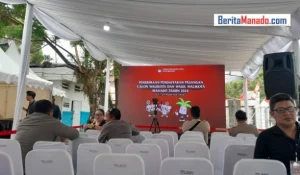 Kondisi Terkini di Kantor KPU Manado Hari Terakhir Pendaftaran Paslon Pilkada 2024