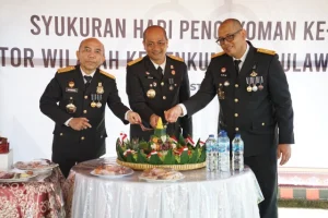 Kanwil Kemenkumham Sulut Gelar Syukuran Hari Pengayoman Ke-79