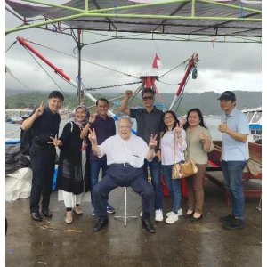 Andre Opa Sumual Bawa Investor Jepang Ke Danau Tondano