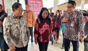 Bintang Puspayoga Kunjungi Minahasa, Disambut Bupati Jemmy Kumendong dan Jajaran
