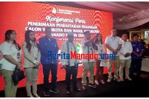 Bersama Bobby Daud Daftar ke KPU Manado, Benny Parasan Isyaratkan Soal Perlakuan yang Sama