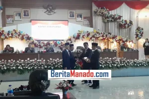 Stefanus Lumowa dan Ezekiel Paruntu, Pimpinan Sementara DPRD Minahasa Selatan