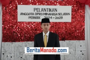 Ezekiel Paruntu Dilantik Anggota Termuda di DPRD Minahasa Selatan