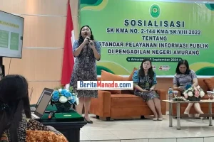 PN Amurang Gelar Sosialisasi SK Ketua Mahkamah Agung RI No. 2-144 Tahun 2022