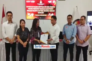 KPU Kota Tomohon Tetapkan Tiga Paslon Pilkada 2024