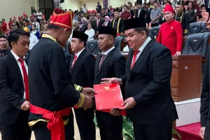 Evans Liow Dilantik Gubernur Sulut jadi Pjs di Kabupaten Minahasa Selatan