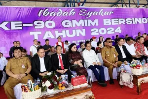 Pjs Bupati Minsel Hadir di Ibadah Syukur HUT ke-90 GMIM Bersinode