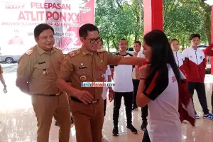 Lepas Atlet PON Asal Minut, Joune Ganda: Jaga Nama Baik!