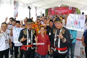 Pendukung Joune Ganda – Kevin Lotulung: Oke Gas, Tambah Dua Torang Gas