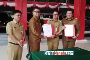 Serah Terima Aset ke Pjs, Joune Ganda: Pelayanan Masyarakat Paling Utama