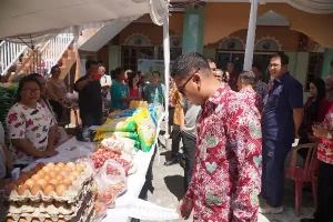 Reza Dotulung Langsung Jual Pangan Murah, Laksanakan Instruksi Gubernur