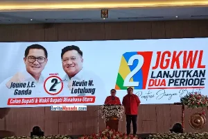 Joune Ganda Tegaskan Satu Garis Menangkan Steven Kandouw – Denny Tuejeh