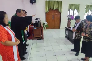 Asiano Gamy Kawatu Didoakan dan Diutus Jemaat Bukit Zaitun Wanea