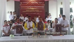 PILKADA MINAHASA: Ini Nomor Urut Pasangan Calon Bupati dan Wakil Bupati