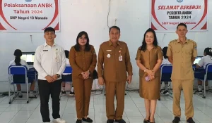 Pasca Buka ANBK di SMPN 10, Sekda Micler Lakat Tinjau Progress Pembangunan Fisik di SMPN 1