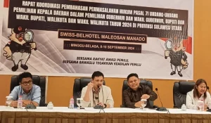 Bawaslu Sulut Bahas Persoalan Hukum Pasal 71 UU Pilkada