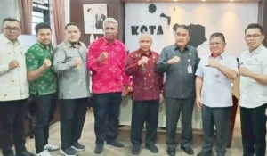 Sekda Micler Lakat Terima Kunker Pemkab Donggala 