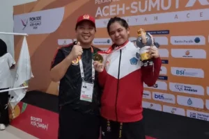 Gloria Muntu Raih Emas Pertama Sulut di PON 2024