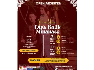 Ayo Daftar! Wale Batik Minahasa Gelar Pemilihan Duta Batik Minahasa