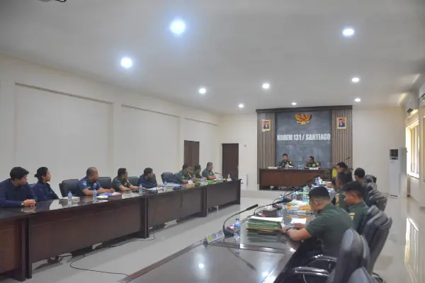 Siap Terima Arahan, Korem 131/Santiago Sambut Kunjungan Tim Aswasev Sintelad