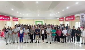 Sinergi dengan Jasa Raharja dan Kepolisian, DAW Berikan Edukasi Keselamatan Berkendara di Unsrat