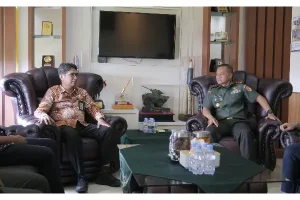 Eureka Putra Temui Pangdam XIII/Merdeka, Capaian Penerimaan Pajak Jadi Bahasan