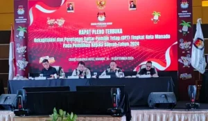 KPU Manado Tetapkan DPT Pilkada Sebanyak 342.542