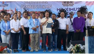 Deklarasi Relawan Kawanua untuk Maximus Tipagau dan Pegi Patiti Sukses Digelar