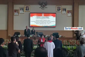 Stefanus Lumowa dan Ezekiel Paruntu Resmi Pimpin DPRD Minahasa Selatan