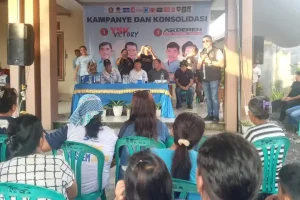Tampil Simpatik di Tatapaan, AGK Ajak Pendukung Berpolitik Santun
