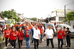 Menyala Abangku! Ribuan Kader Banteng di Tumpaan Siap Menangkan FDW-TK