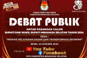 Pilkada Minsel 2024: KPU Gelar Debat Pertama di Rumah Rakyat
