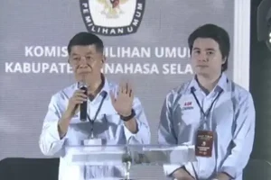 AGK-Deren Tampil Keren di Debat Perdana Pilkada Minsel Tahun 2024, Relawan: Kami Bangga